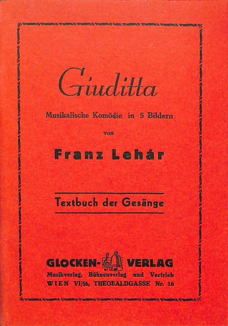 Vorderes Coverbild Giuditta