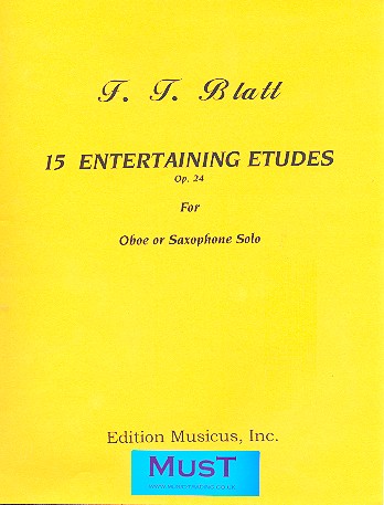 Vorderes Coverbild 15 entertaining Etudes op.24 for oboe