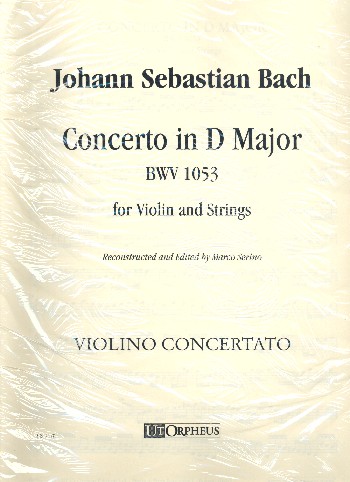 Vorderes Coverbild Concerto in D Major BWV1053