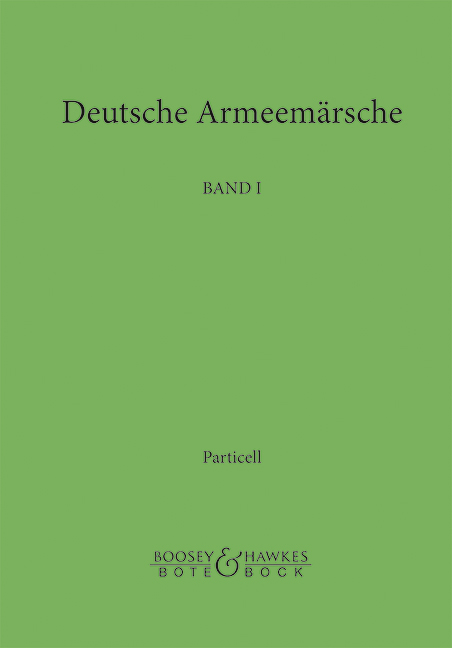 Vorderes Coverbild Deutsche Armeemärsche Band 1