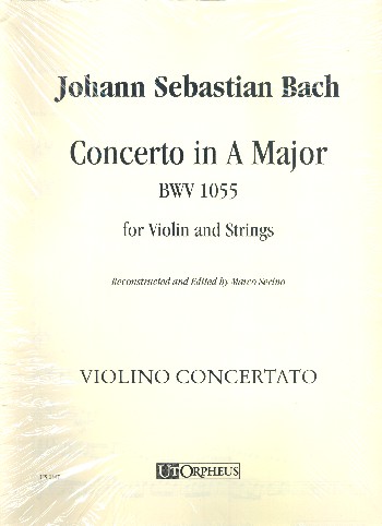 Vorderes Coverbild Concerto in A Major BWV1055