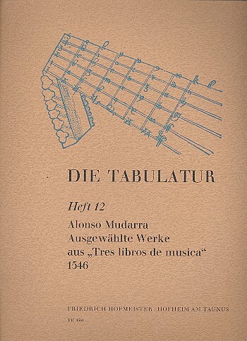 Vorderes Coverbild Ausgewählte Werke aus 'Tres libros de musica' 1546