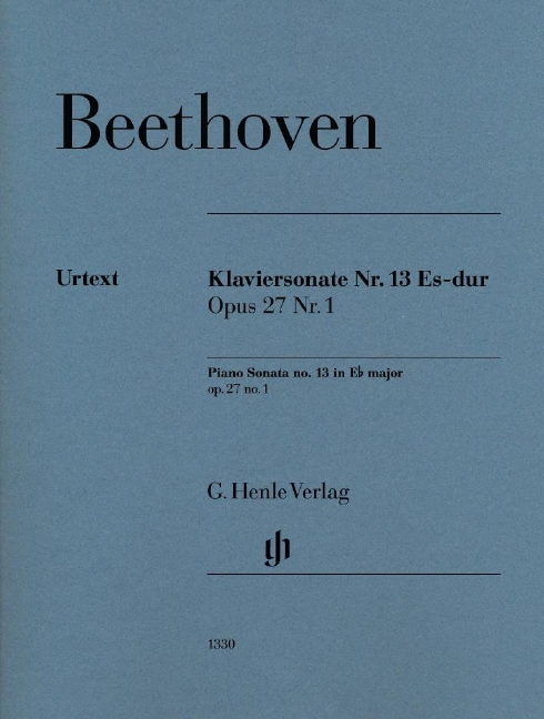 Vorderes Coverbild Sonate Es-Dur Nr.13 op.27,1