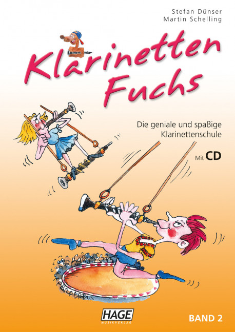 Vorderes Coverbild Klarinetten Fuchs Band 2 (+CD)