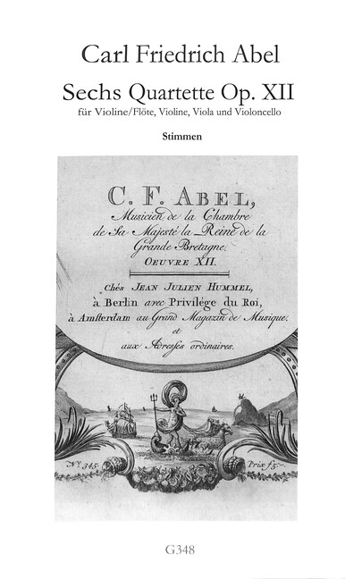 Vorderes Coverbild 6 Quartette op.12