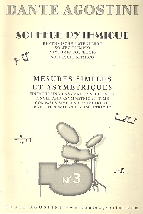 Vorderes Coverbild Solfege rhythmique vol.3