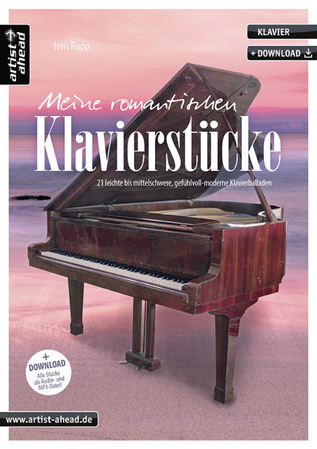 Vorderes Coverbild Meine romantischen Klavierstücke (+Online Audio)