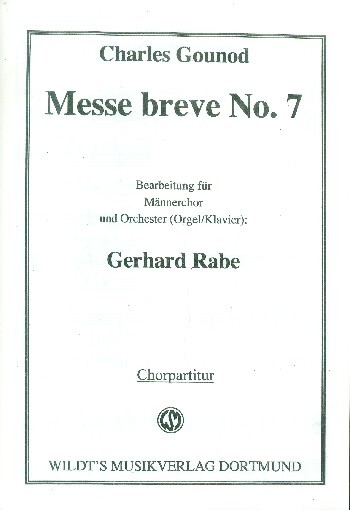 Vorderes Coverbild Messe breve no.7