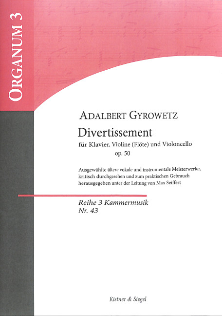 Vorderes Coverbild Divertissement A-Dur op.50