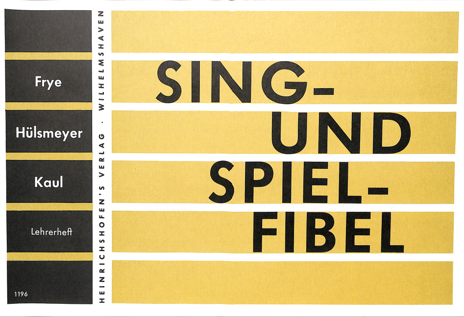 Vorderes Coverbild Sing- und Spielfibel