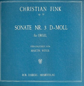 Vorderes Coverbild Sonate d-Moll nr.3 op.19