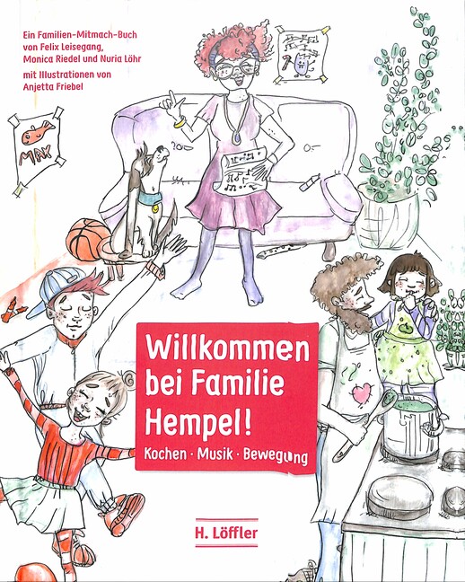 Vorderes Coverbild Willkommen bei Familie Hempel Kochen - Musik - Bewegung