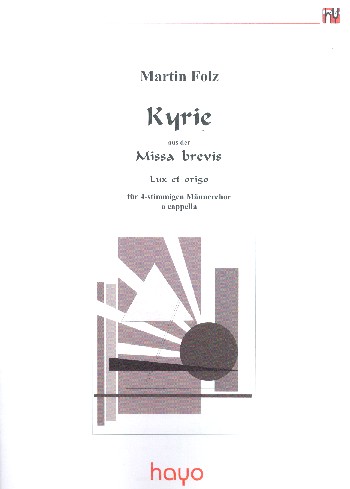 Vorderes Coverbild Kyrie aus der Missa brevis