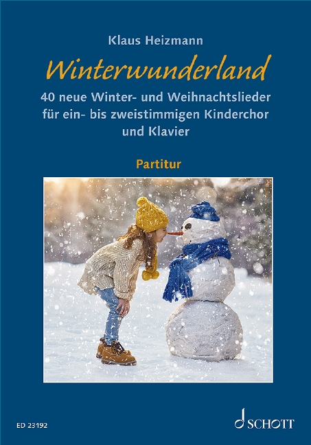 Vorderes Coverbild Winterwunderland - 40 neue Winter- und Weihnachtslieder (+Online Audio