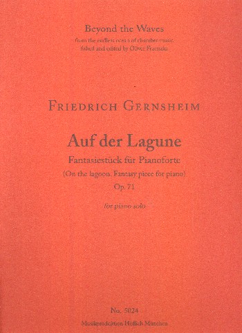 Vorderes Coverbild Auf der Lagune op.71