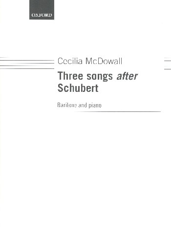 Vorderes Coverbild 3 Songs after Schubert