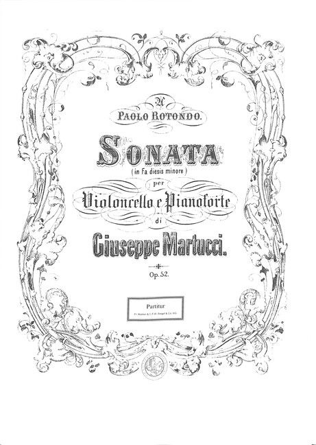 Vorderes Coverbild Sonate fis-Moll op.52