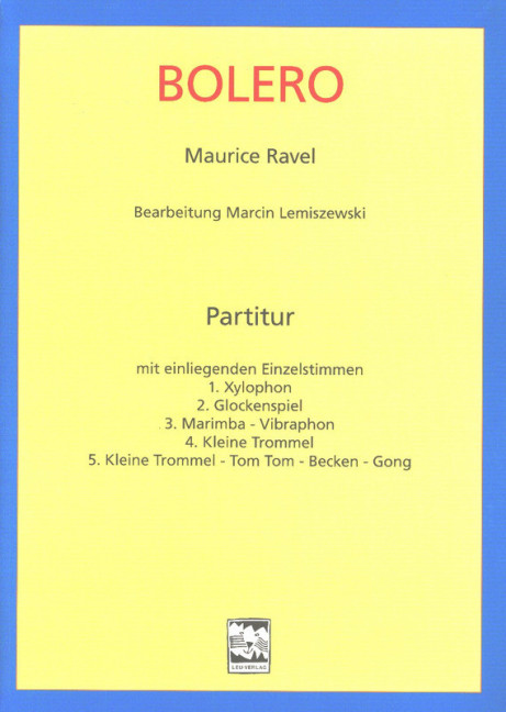 Vorderes Coverbild Bolero