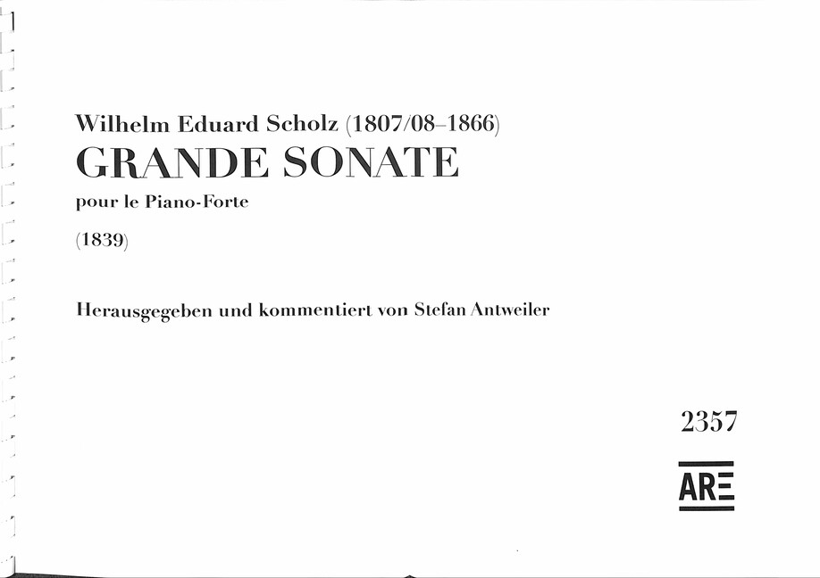 Vorderes Coverbild Grande sonate