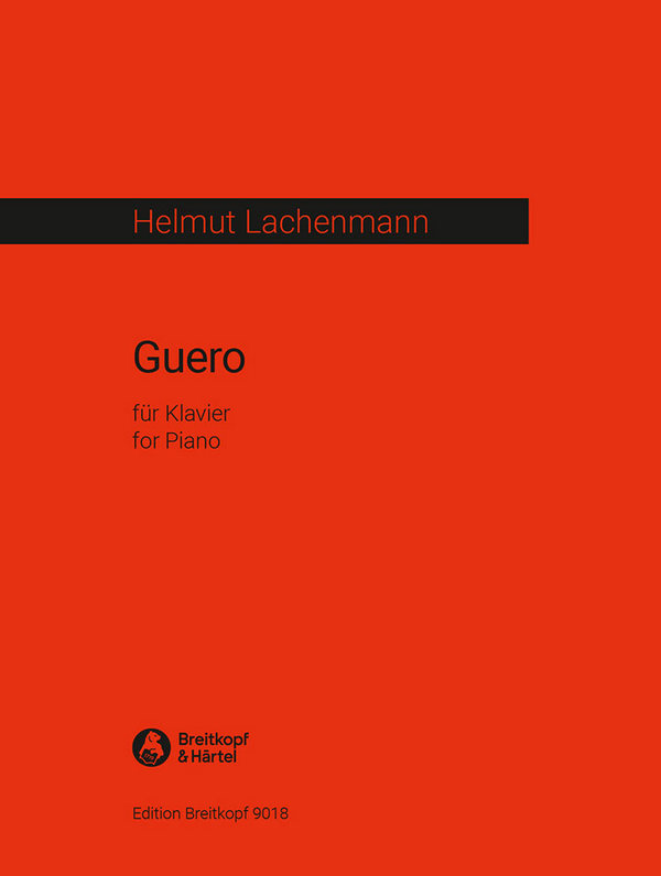 Vorderes Coverbild Guero für Klavier 1969/1988