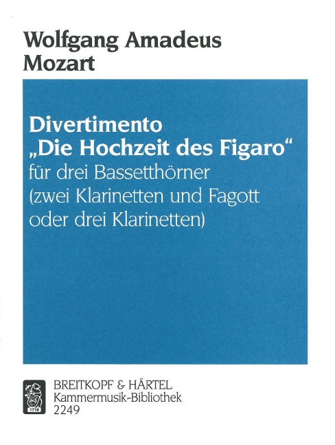Vorderes Coverbild Divertimento "Die Hochzeit des Figaro"