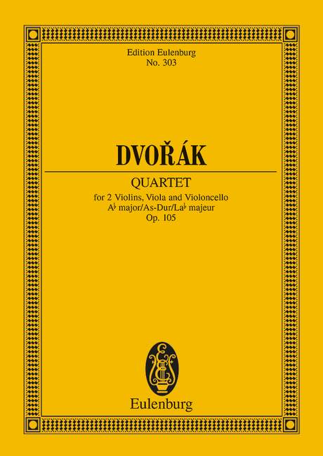 Vorderes Coverbild Streichquartett As-Dur op.105