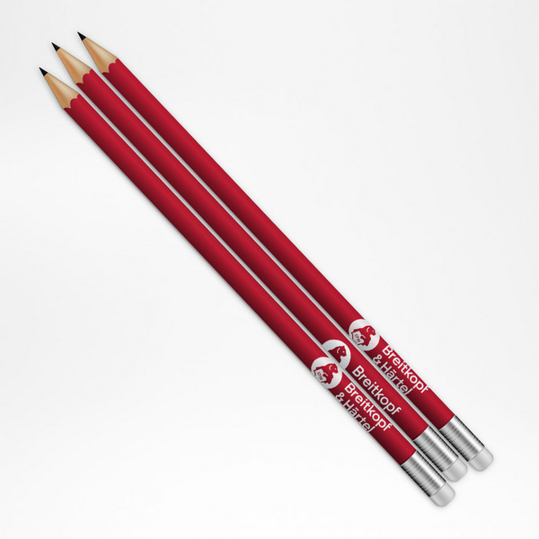 Vorderes Coverbild 1 Bleistift, rund, mit weißem Radierer