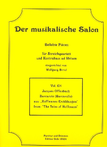 Vorderes Coverbild Barcarole