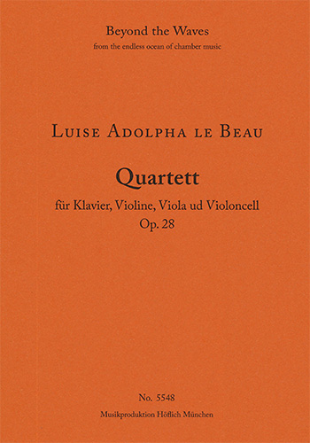 Vorderes Coverbild Quartett op.28 