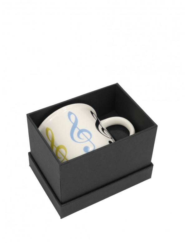 Vorderes Coverbild Tasse Violinschlüssel bunt 350ml (New Bone China)