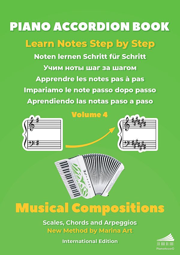 Vorderes Coverbild Piano Accordion Book Vol.4: Musical Compositions