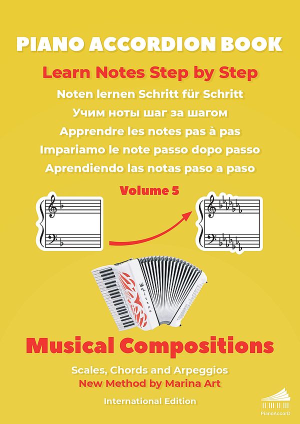Vorderes Coverbild Piano Accordion Book Vol.5: Musical Compositions
