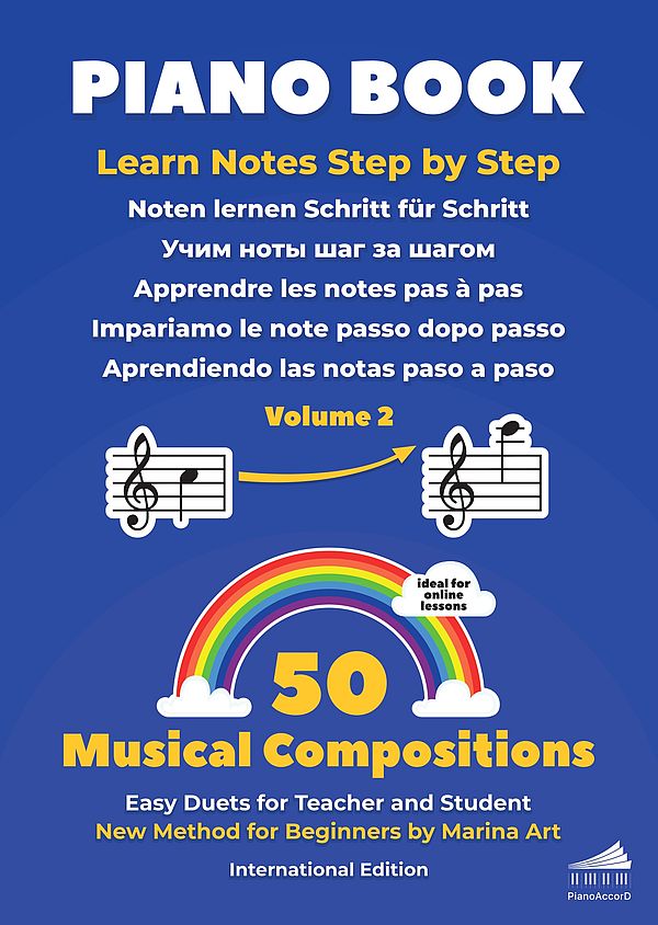 Vorderes Coverbild Piano Book Vol.2: 50 Musical Compositions