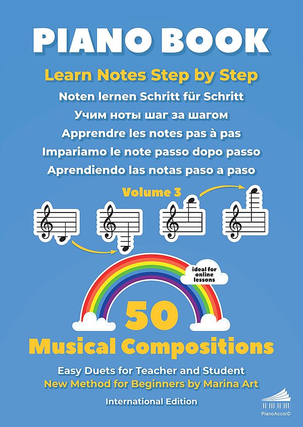 Vorderes Coverbild Piano Book Vol.3: 50 Musical Compositions