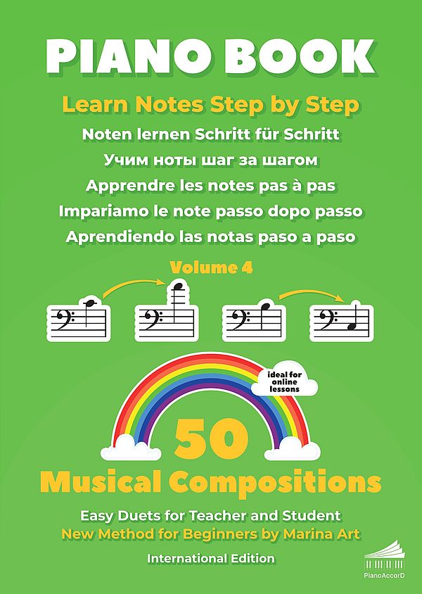 Vorderes Coverbild Piano Book Vol.4: 50 Musical Compositions