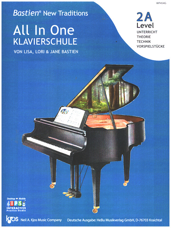 Vorderes Coverbild All In One Klavierschule Level 2 A