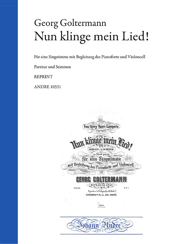 Vorderes Coverbild Nun klinge mein Lied!