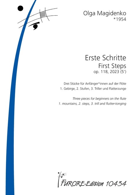 Vorderes Coverbild Erste Schritte (First  Steps) op.118 (2023)