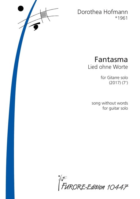 Vorderes Coverbild Fantasma (Lied ohne Worte 2017)