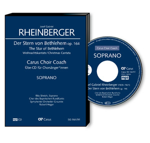 Vorderes Coverbild Der Stern von Bethlehem op.164 - Chorstimme Soprano