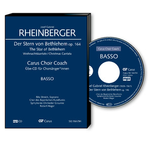 Vorderes Coverbild Der Stern von Bethlehem op.164 - Chorstimme Basso