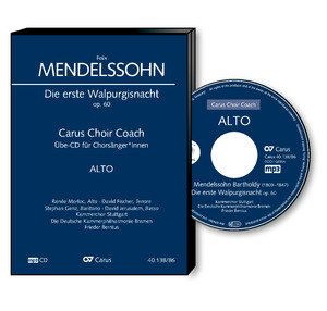 Vorderes Coverbild Die erste Walpurgisnacht op.60 MWV D3 - Chorstimme Alto
