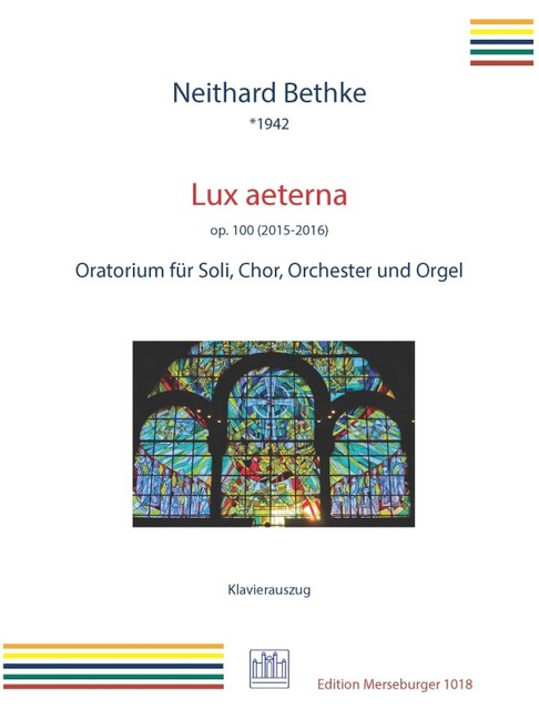 Vorderes Coverbild Lux aeterna op.100 (2015-2016)