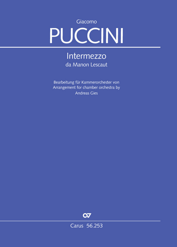Vorderes Coverbild Intermezzo da 'Manon Lescaut'