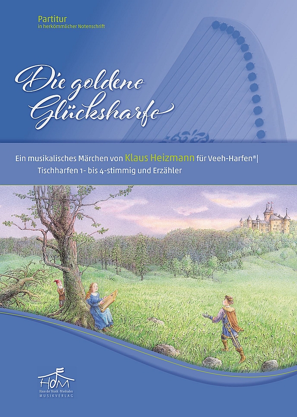 Vorderes Coverbild Die goldene Glücksharfe