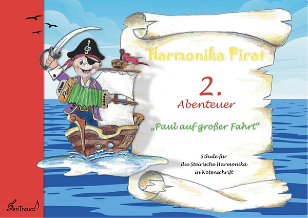 Vorderes Coverbild Harmonika-Pirat 2. Abenteuer "Auf großer Fahrt"