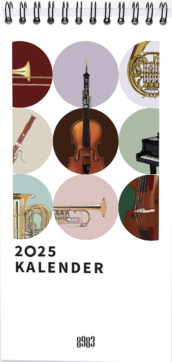 Vorderes Coverbild Tischkalender 2025