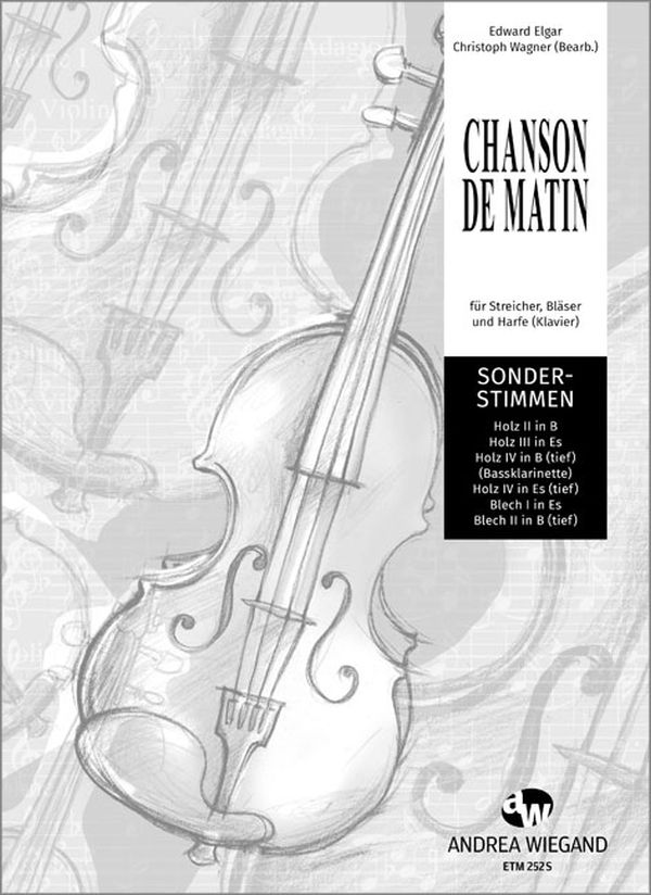 Vorderes Coverbild Chanson de Matin op.15 Nr.2