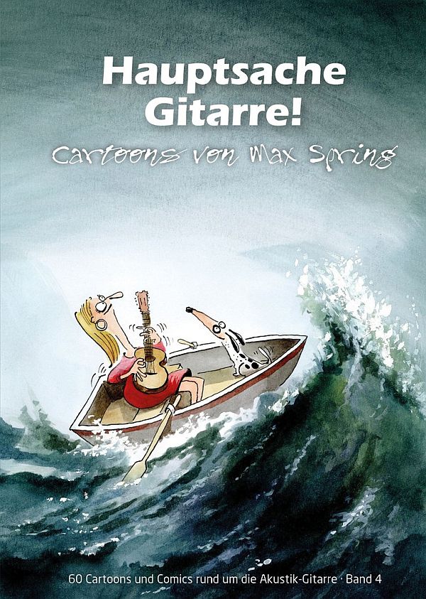 Vorderes Coverbild Hauptsache Gitarre 4 - Cartoons 