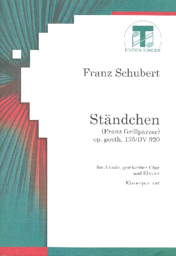 Vorderes Coverbild Ständchen op.posth.135/DV920